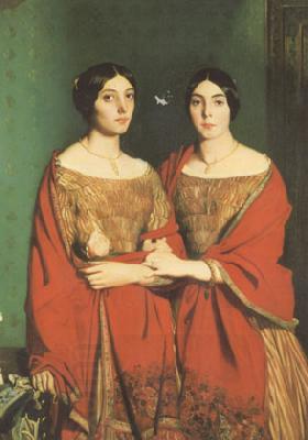 Theodore Chasseriau The Two Sisters (mk05) oil painting picture